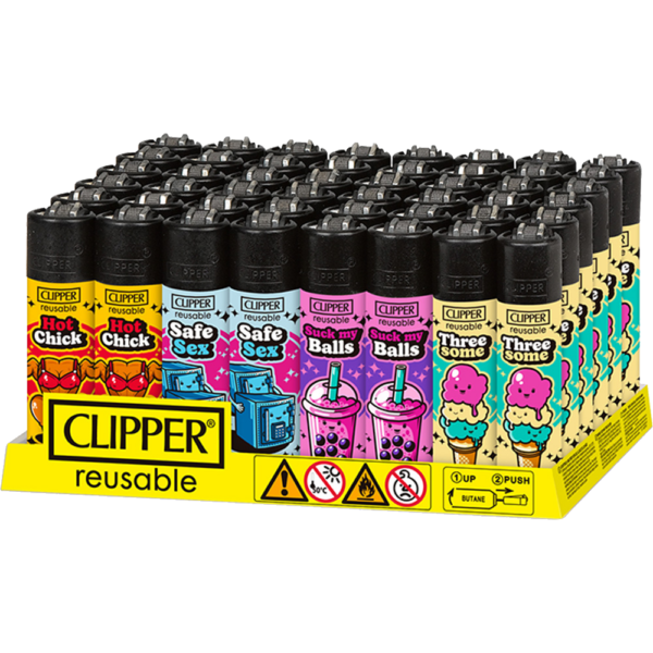 Clipper aansteker Porn Slogan