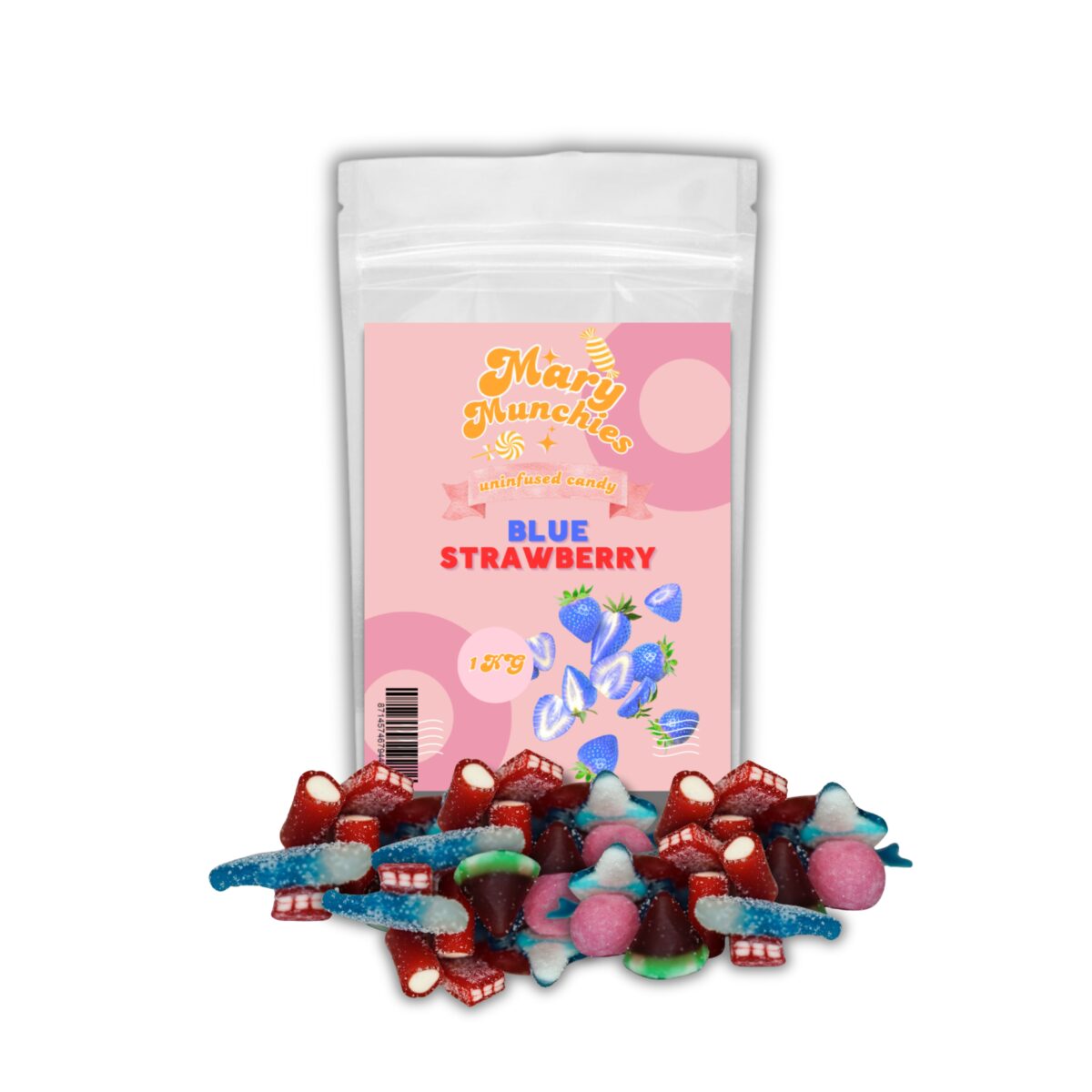 Mary Munchies Blue Strawberry Mix