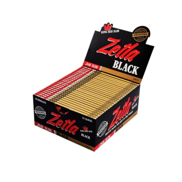 Zetla Rolling Papers Black King Size Slim