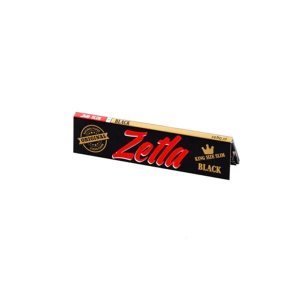 Zetla Rolling Papers Black King Size Slim