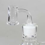 Black Leaf Round Bottom Banger Quartz - Afbeelding 2