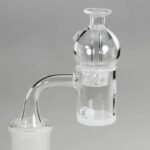 Black Leaf Quartz Banger met Cyclone Riptide Carb Cap & Terp Pearls - Afbeelding 2