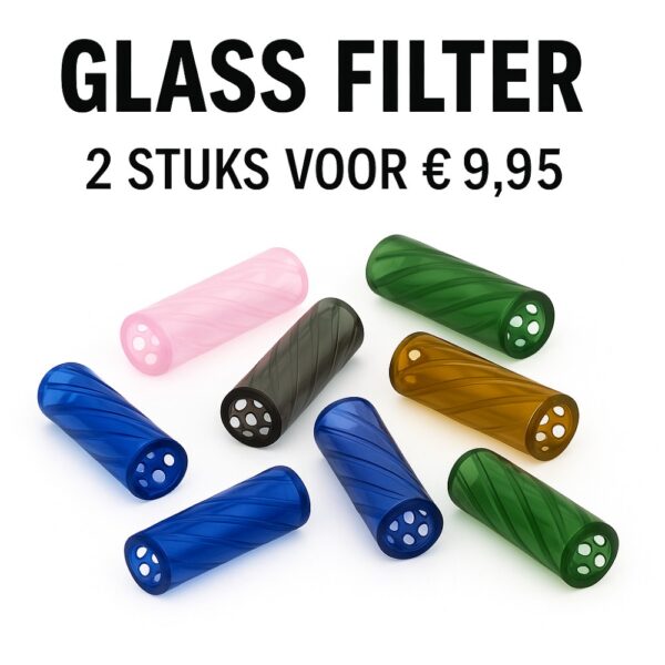 glass filters 2 stuks